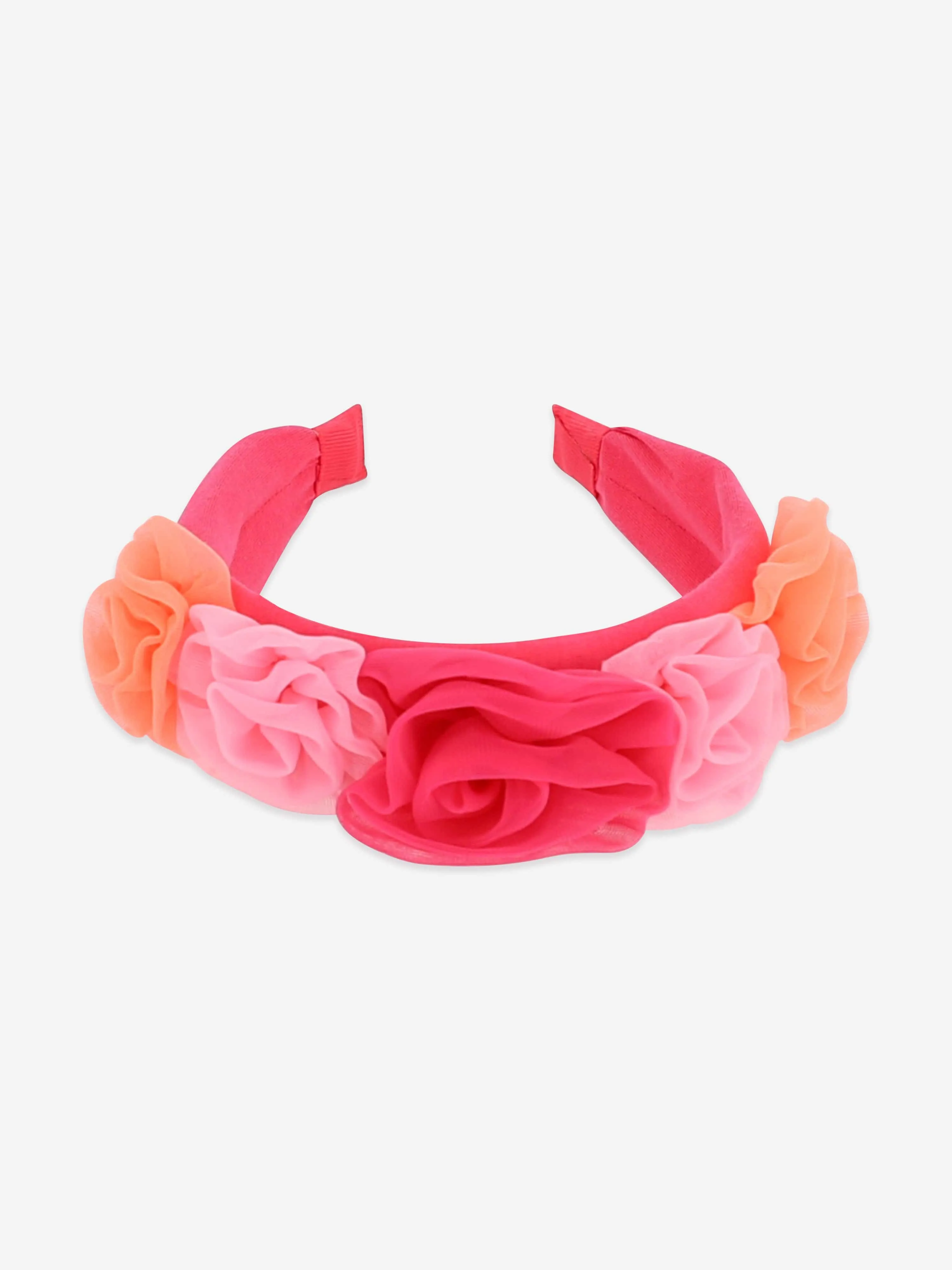 Angels Face Girls Rosie Tulle Headband in Pink