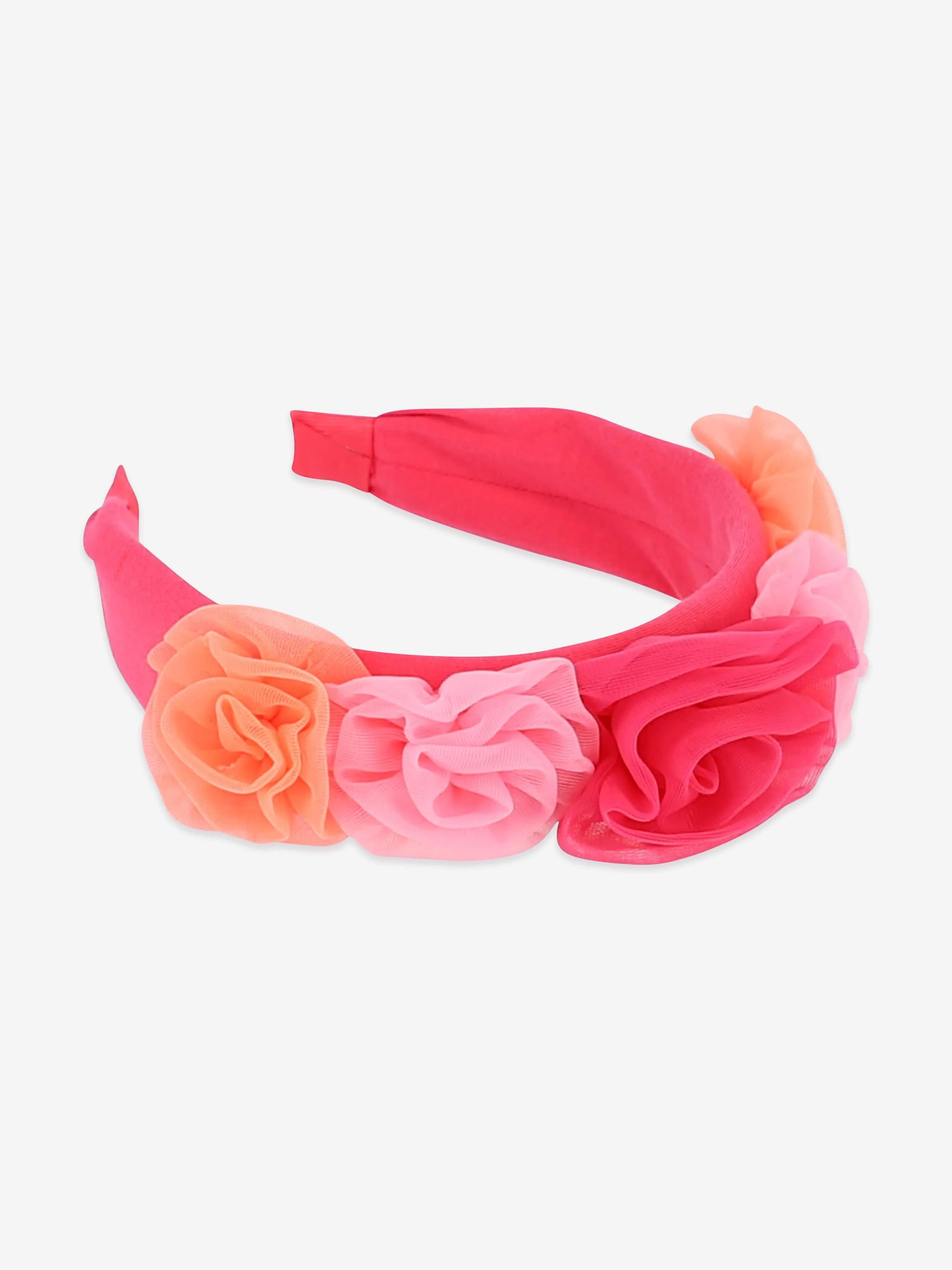 Angels Face Girls Rosie Tulle Headband in Pink