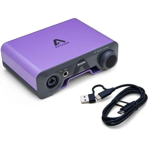 Apogee Electronics BOOM Audio Interface (GET YOUR FREE SOFTWARE BUNDLE!)