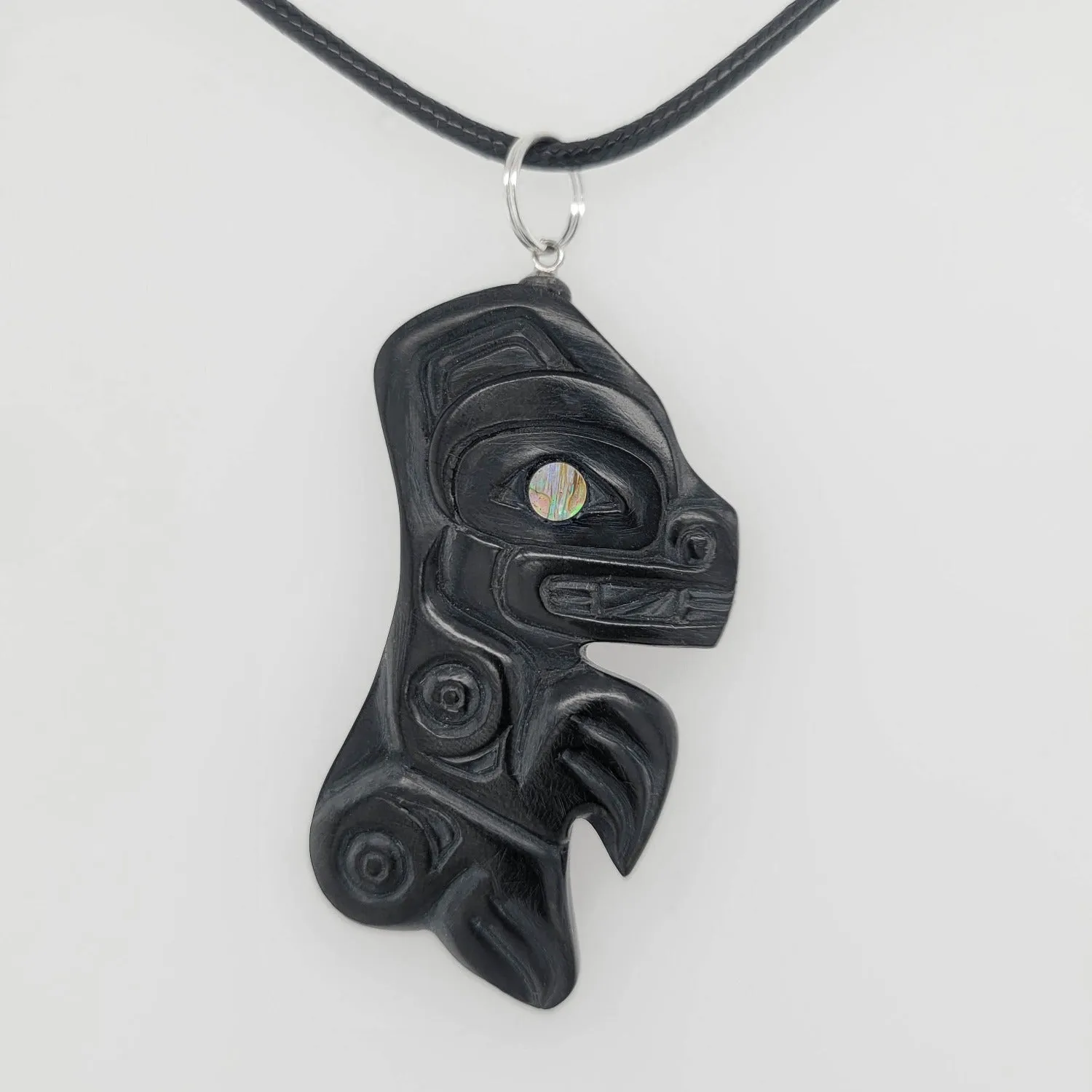 Argillite Bear Pendant