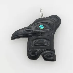 Argillite Hummingbird Pendant