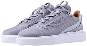 BNJ RAPHAEL Low-Top ICE GREY 3D STRIPED NUBUCK