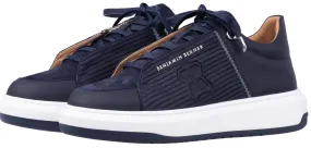 BNJ THEO NNAVY 3-D STRIPED NUBUCK - SUEDE