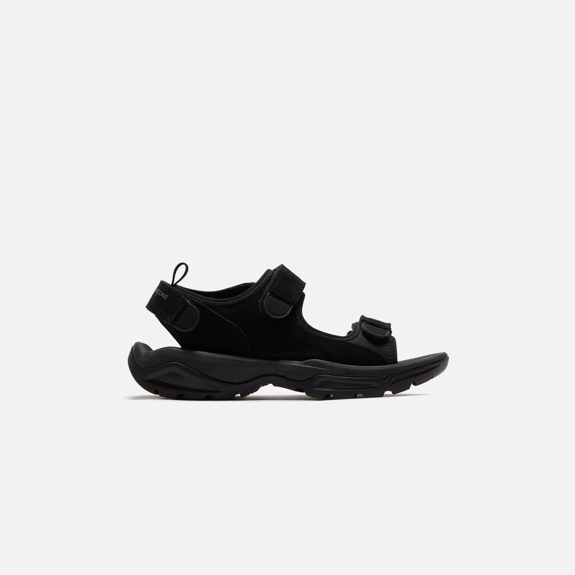 CDG Homme Velour Neoprene Sandal - Black