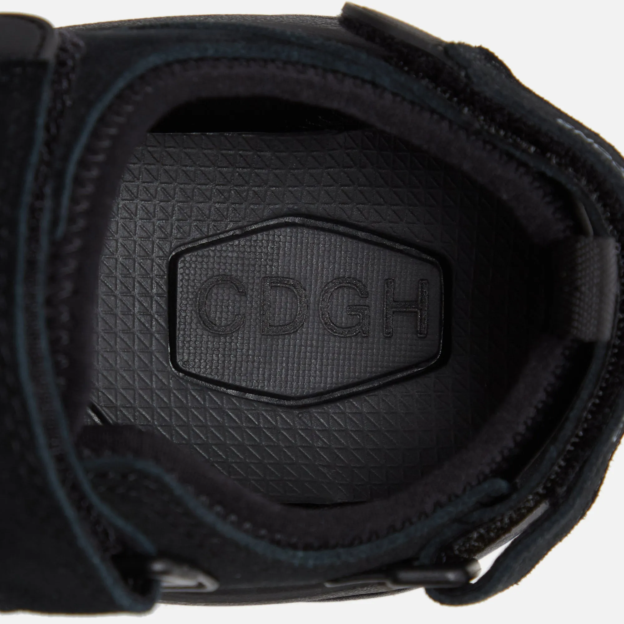 CDG Homme Velour Neoprene Sandal - Black