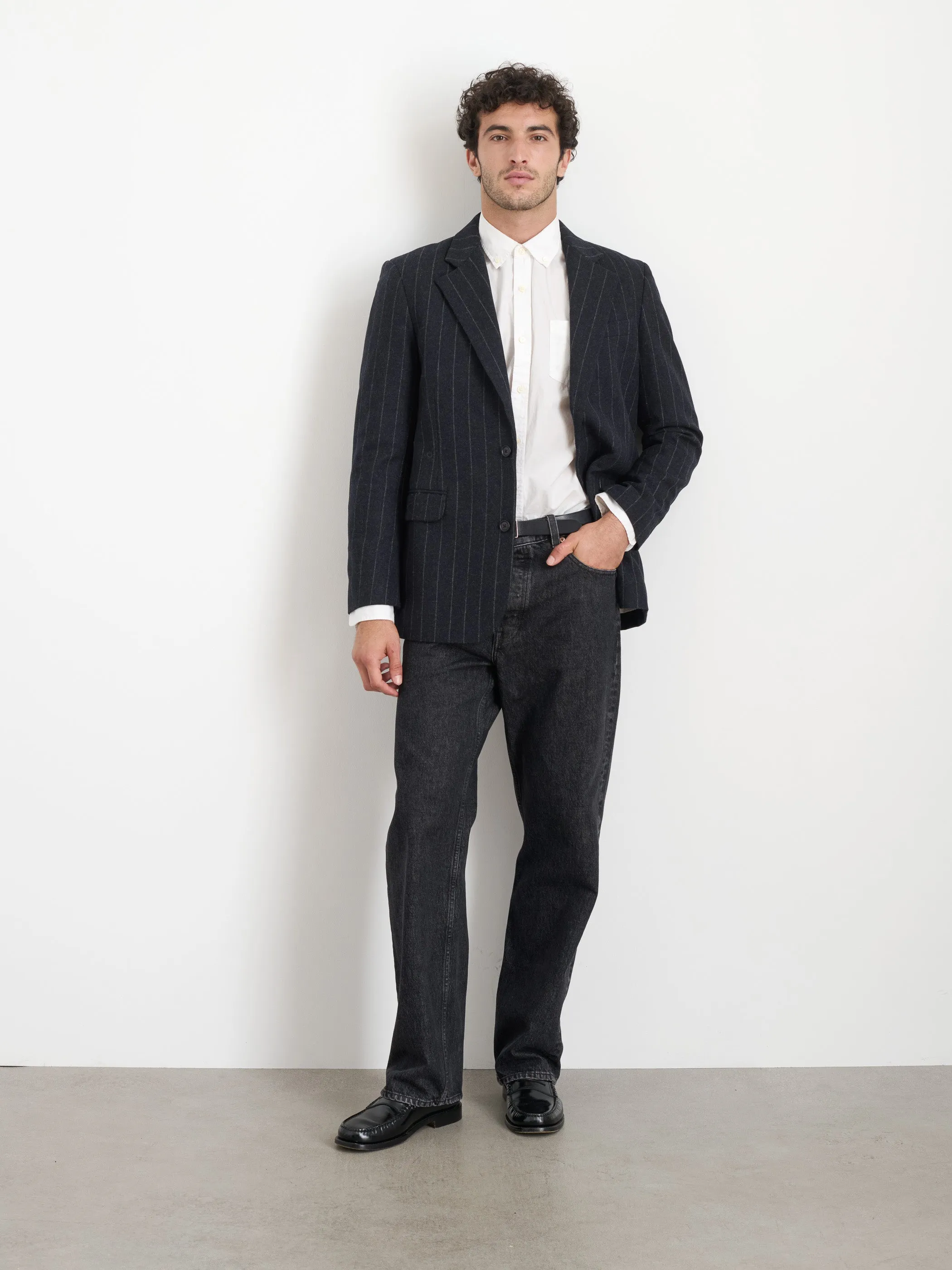 Grant Blazer in Chalk Stripe