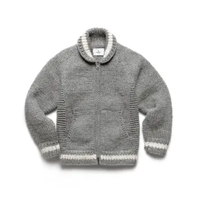 Handknit Varsity Sweater