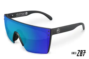 Heatwave Lazer Face Sunglasses: Galaxy Blue