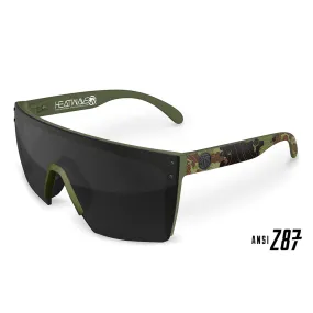 Heatwave Lazer Face Sunglasses: Topo Camo Z.87