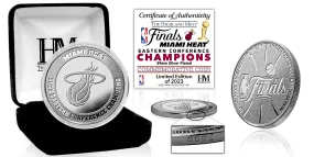 Highland Mint Miami HEAT 2023 Eastern Conference Champs Silver Coin