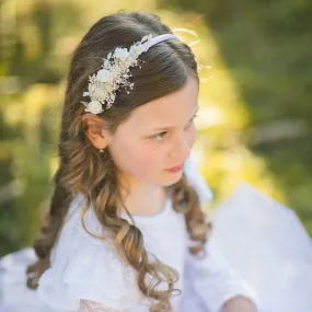 Holy communion flower headband