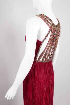 Jeweled Back Dress