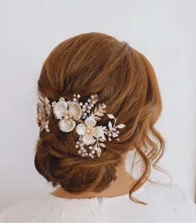 MIA Rose Gold Floral Headpiece