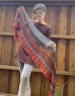 Mock me shawl, pattern