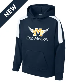 NEW - Navy OMS Falcons Hoodie- All Grades