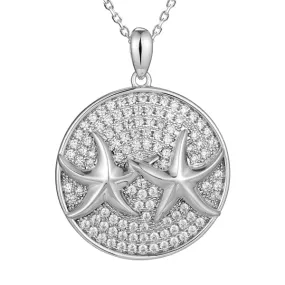 Pavé Starfish Lovers Medallion