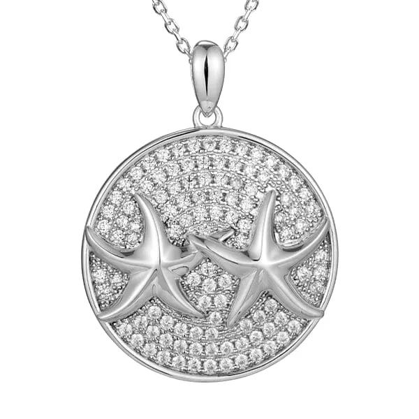 Pavé Starfish Lovers Medallion