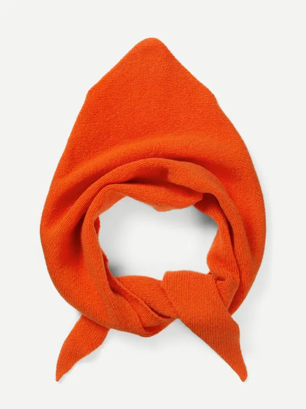 PLAIN TRIANGLE NECKERCHIEF POPPY