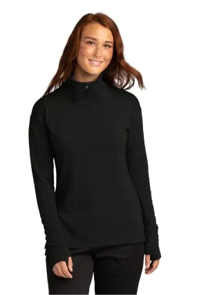 Sport-Tek LST561: Ladies Sport-Wick Flex Fleece 1/4-Zip