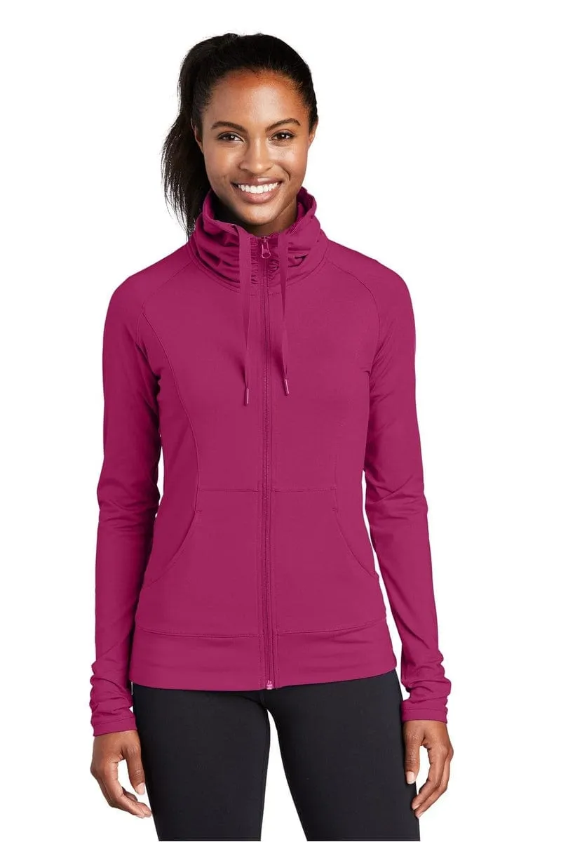 Sport-Tek LST852: Ladies Sport-Wick Stretch Full-Zip Jacket