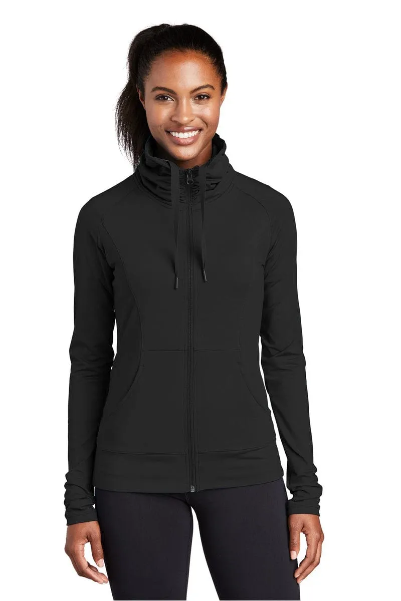 Sport-Tek LST852: Ladies Sport-Wick Stretch Full-Zip Jacket