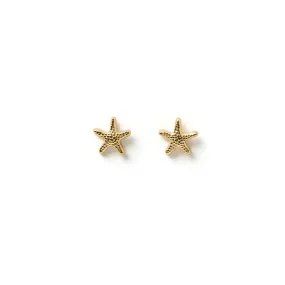 Starfish Gold Studs