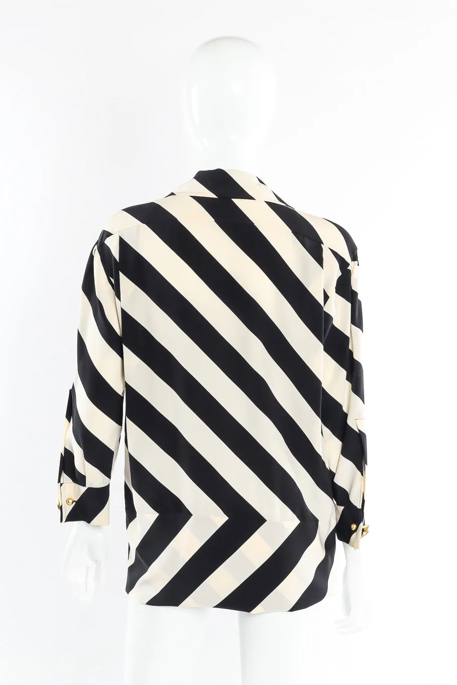 Striped Drop Waist Suit Dress