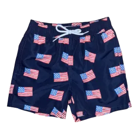 Sullivan Swim Shorts - Starfish and Stripes