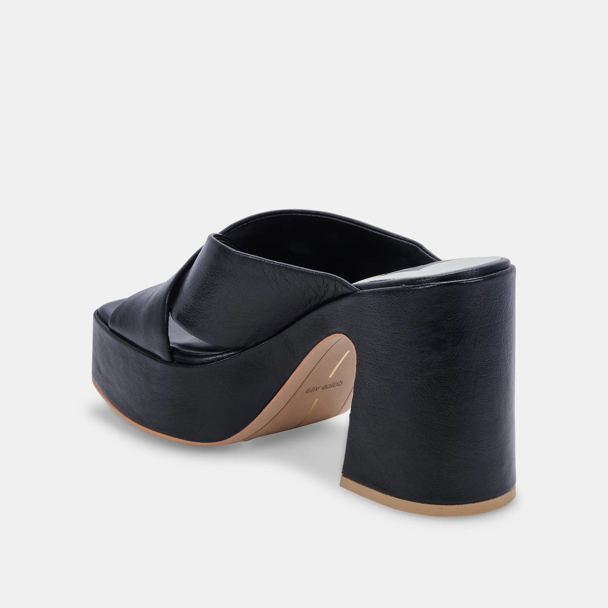 WONDER HEELS ONYX LEATHER